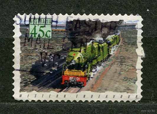 Локомотив. Железная дорога. Австралия. 1993