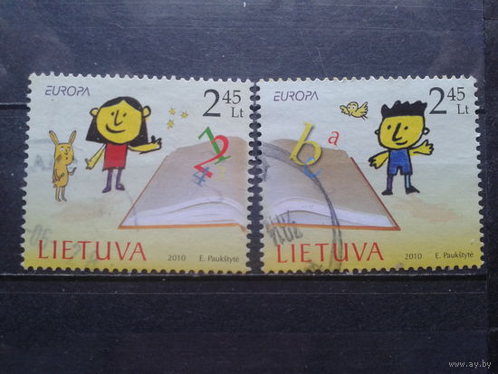 Литва 2010 Европа, детские книги Полная серия Михель-3,6 евро гаш