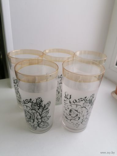 Стаканы Rose 5штук