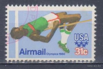[1214] США 1979. Спорт.Летние Олимпийские игры.Легкая атлетика. Гашеная марка.