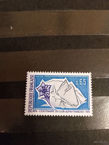 1974 Франция флора цветы чистая клей MNH** выпускалась одиночкой (4-11)