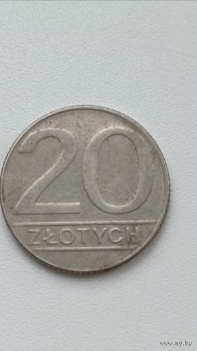 Польша. 20 злотых 1990 года.
