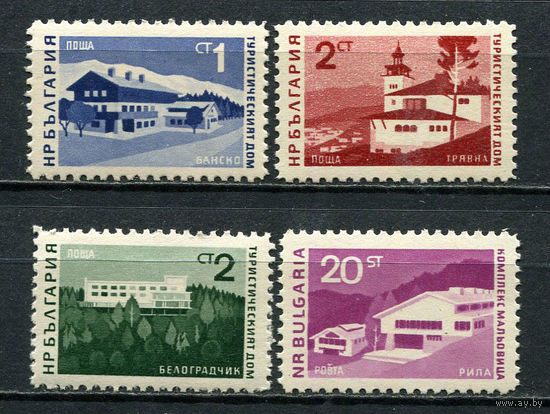 Болгария - 1966 - Туризм. Достопримечательности - [Mi. 1671-1674] - полная серия - 4 марки. MNH.  (Лот 87Go)-T41P11