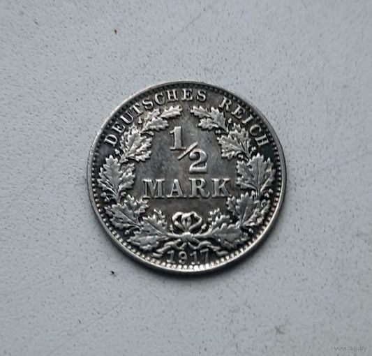 1/2 марки 1917(А) года Германия.