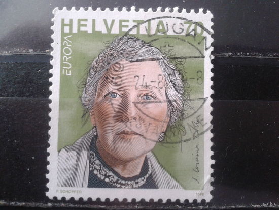 Швейцария 1996 Европа, женщины, писательница