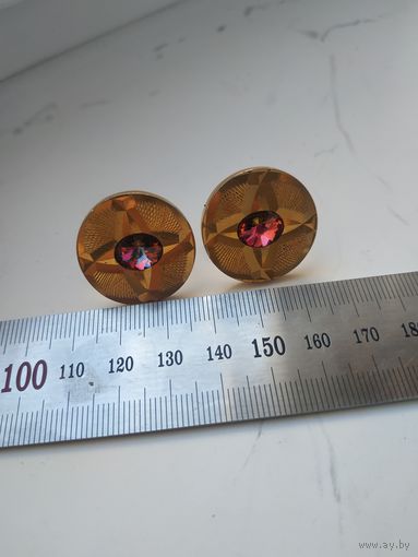 Запонки ссср рэтро большие