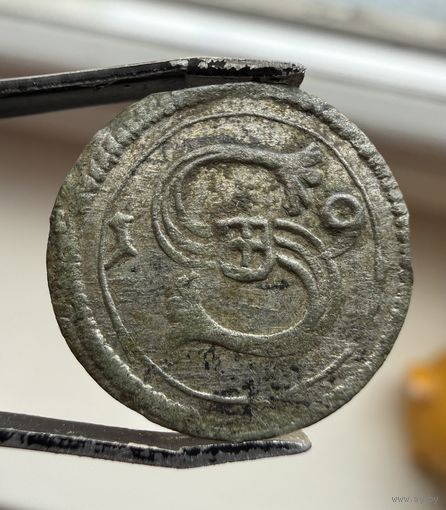 Денарий 1619 г.R 8