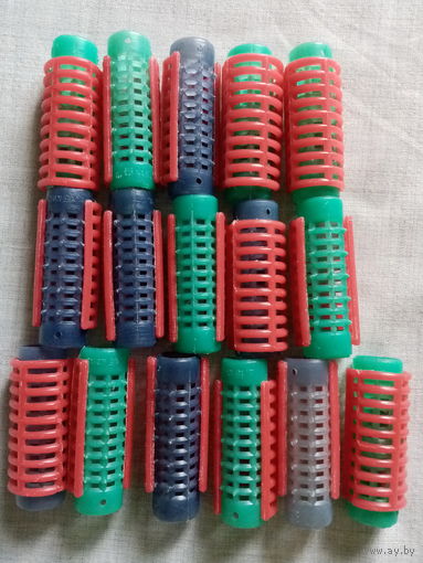 Бигуди с зажимом СССР 16 шт