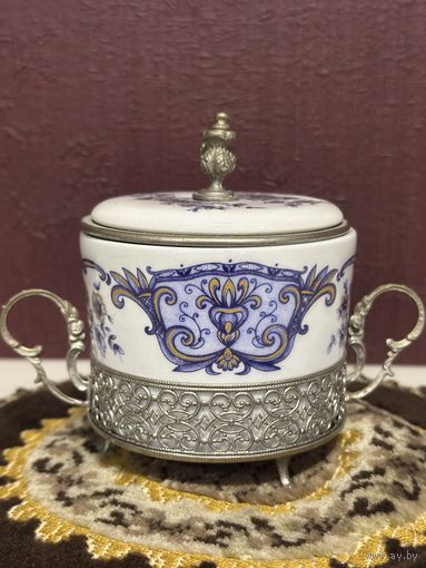 Очень красивая сахарница, Англия, клеймо, много лотов с рубля