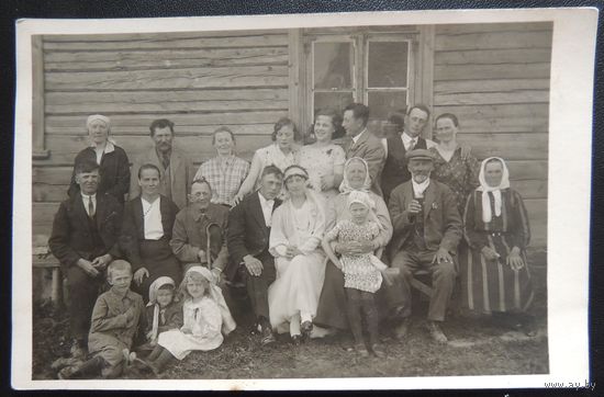 Фото "Довоенная деревенская свадьба", Зап. Бел., 20-30 г.