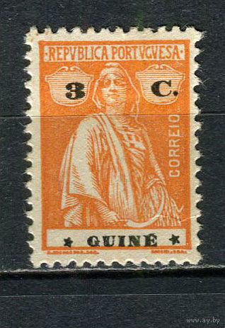 Португальские колонии - Гвинея - 1922/1926 - Жница 3С  - [Mi.173] - 1 марка. MH.  (Лот 84Gd)-T2P10