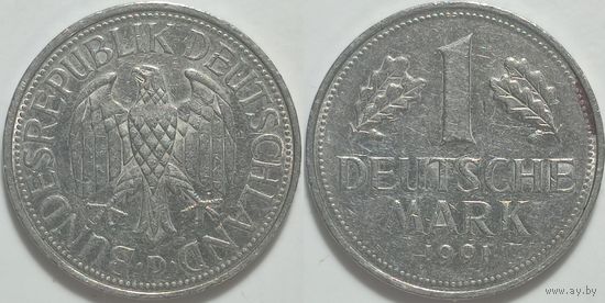 Германия 1 марка, 1991г. 01.029