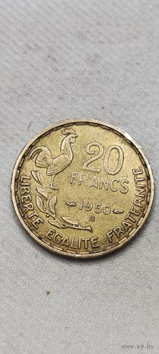 Франция 20 франк 1950