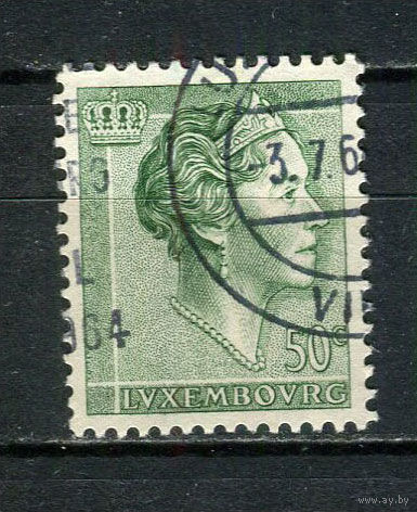 Люксембург - 1960 - Великая герцогиня Люксембургская Шарлотта 50C - [Mi.624] - 1 марка. Гашеная.  (Лот 27Dd)