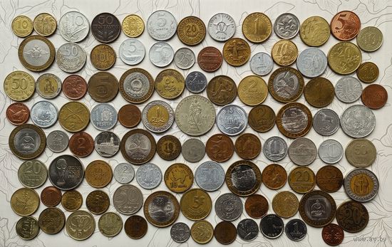 100 монет мира, без повторов. #4.