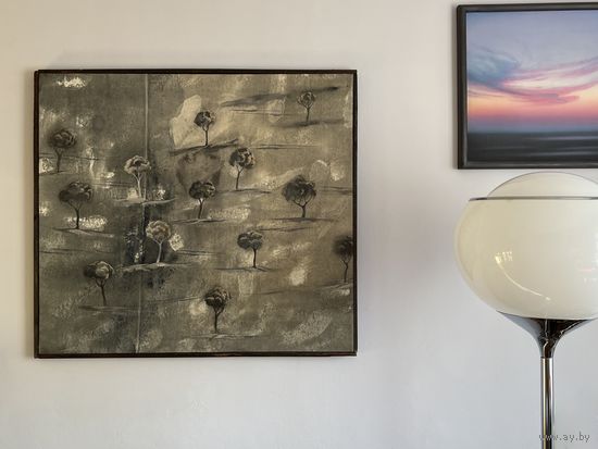 Картина батик в раме 93 x 104cm
