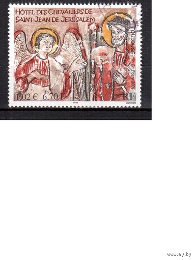 Франция-2001,(Мих.3525) гаш. , Живопись, Религия