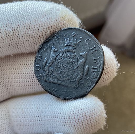 2 копейки 1771 КМ Сибирь! Сузунский монетный двор.