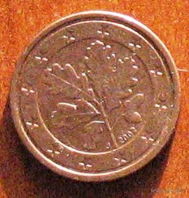 Германия, 1 цент 2002 (J)
