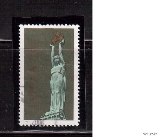 Латвия-1991 (Мих.320)  гаш. , Стандарт, Свобода