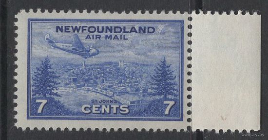 Ньюфаундленд /Newfoundland 1943** Сент-Джонс - столица провинции Ньюфаундленд и Лабрадор, АВИА Почта SG#291