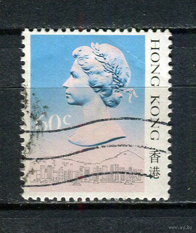 Британский Гонконг - 1987/1991 - Королева Елизавета II 60С - [Mi.510I] - 1 марка. Гашеная.  (LOT AH18)