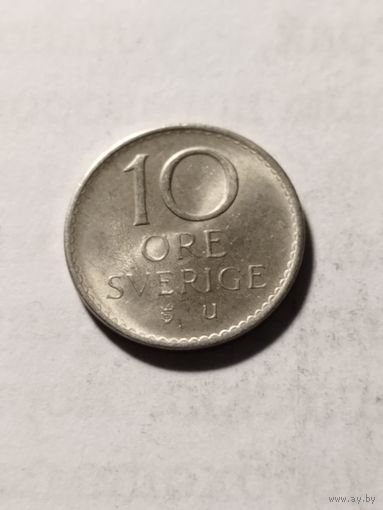 Швеция 10 оре 1972