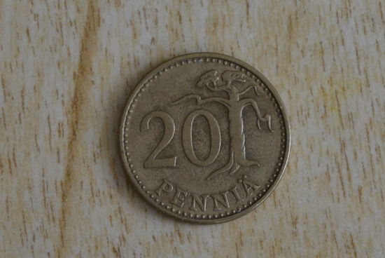 Финляндия 20 пенни 1966