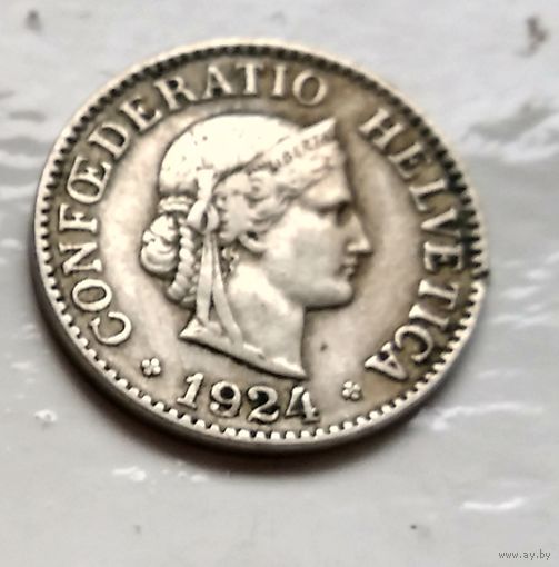 Швейцария 10 раппен, 1924 2-12-2