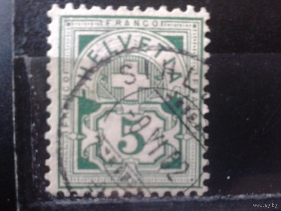 Швейцария 1882 Стандарт 5с