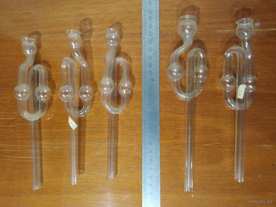 Гидрозатвор стеклянный для брожения вина из СССР