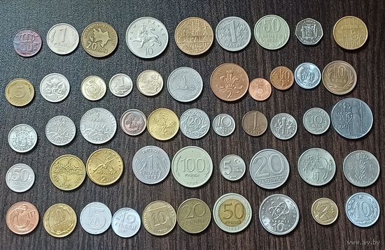 50 монет без повторов  С РУБЛЯ