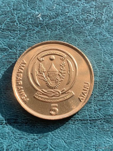 Руанда 5 франков 2009