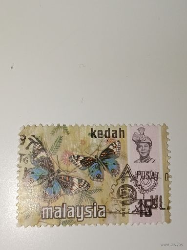 Малайзия, Кедах 1971. Фауна.Бабочки.15 с