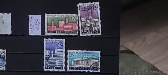 РАСПРОДАЖА ФРАНЦИЯ 1958г. Полная серия. Гаш.