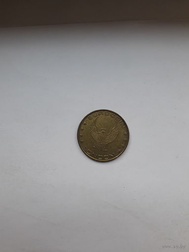 Жетон Великобритания 28 мм орел eurocoin London