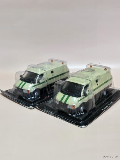 Горький- 3302- 2 шт. (на запчасти -под конверсию) от DeAgostini масштаб 1:43