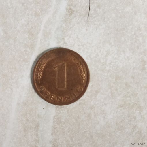1 пфенниг 1980 J Германия ФРГ