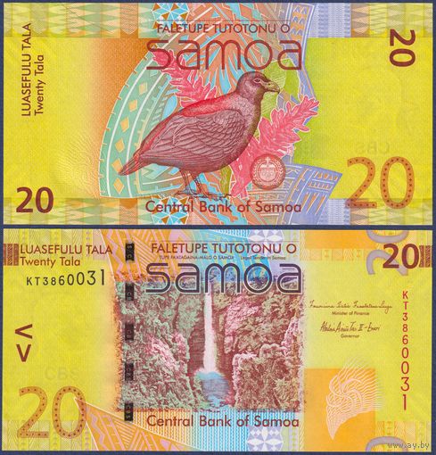Самоа, 20 тала 2017 г., P-40 (IBNS 2017 - банкнота года), UNC