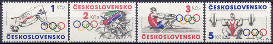 Чехословакия 1984 Спорт Олимпиада Летние Олимпийские игры Лос-Анджелес-84 сер4мар**\\11