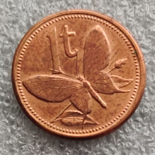 Папуа - Новая Гвинея 1 тойя  1990 г.