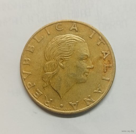Италия 200 лир, 1990 год  100 лет основанию Государственного Совета