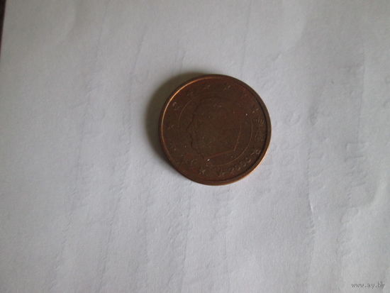 2 евроцента.Бельгия.2000г.