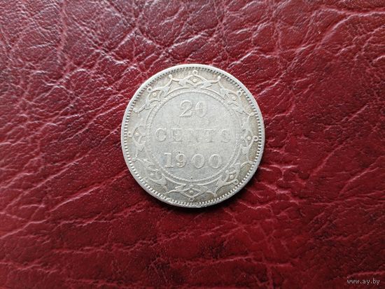 20 центов Ньюфаундленд 1900 г.