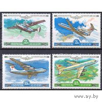 Марки СССР 1979. История авиастроения  (4961-4964). Самолеты, серия из 4-х марок