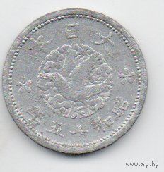 ВЕЛИКАЯ ЯПОНСКАЯ ИМПЕРИЯ 1 СЕН 1940. Хирохито (Сёва). ФАУНА. ВОРОН