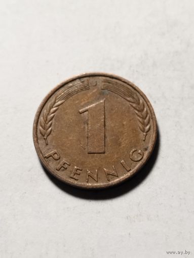 Германия 1 пфенинг 1950 J
