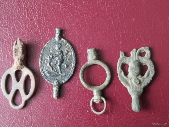 Ключик от карманных часов. 4 шт.