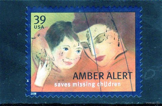 США. Ми-4076. Cпасение пропавших детей. AMBER ALERT. 2006