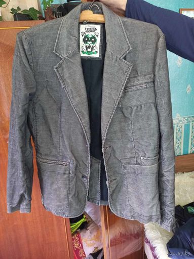 Пиджак джинсовый Tom Tailor Denim Rockers M стрейч серый